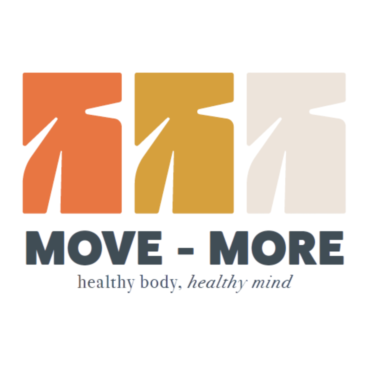 Move-MORE study logo featuring three abstract movement icons and the tagline “healthy body, healthy mind.”